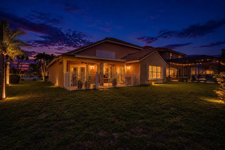 18144 SW 20th St. back twilight