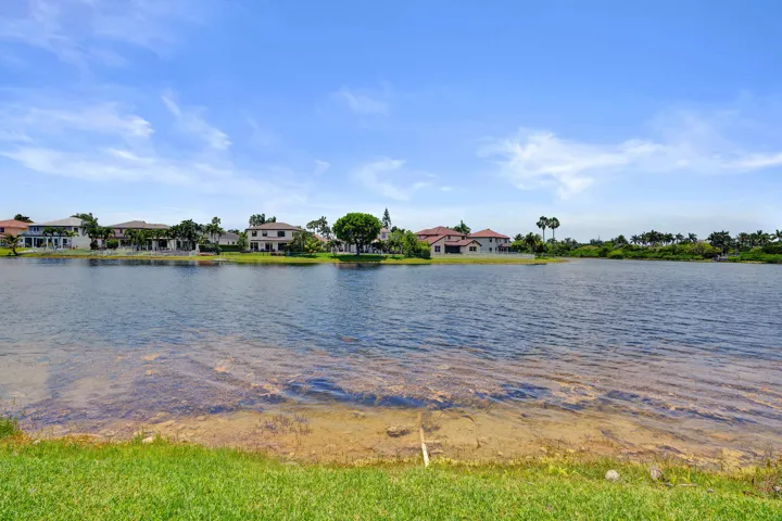 Lake view from backyard