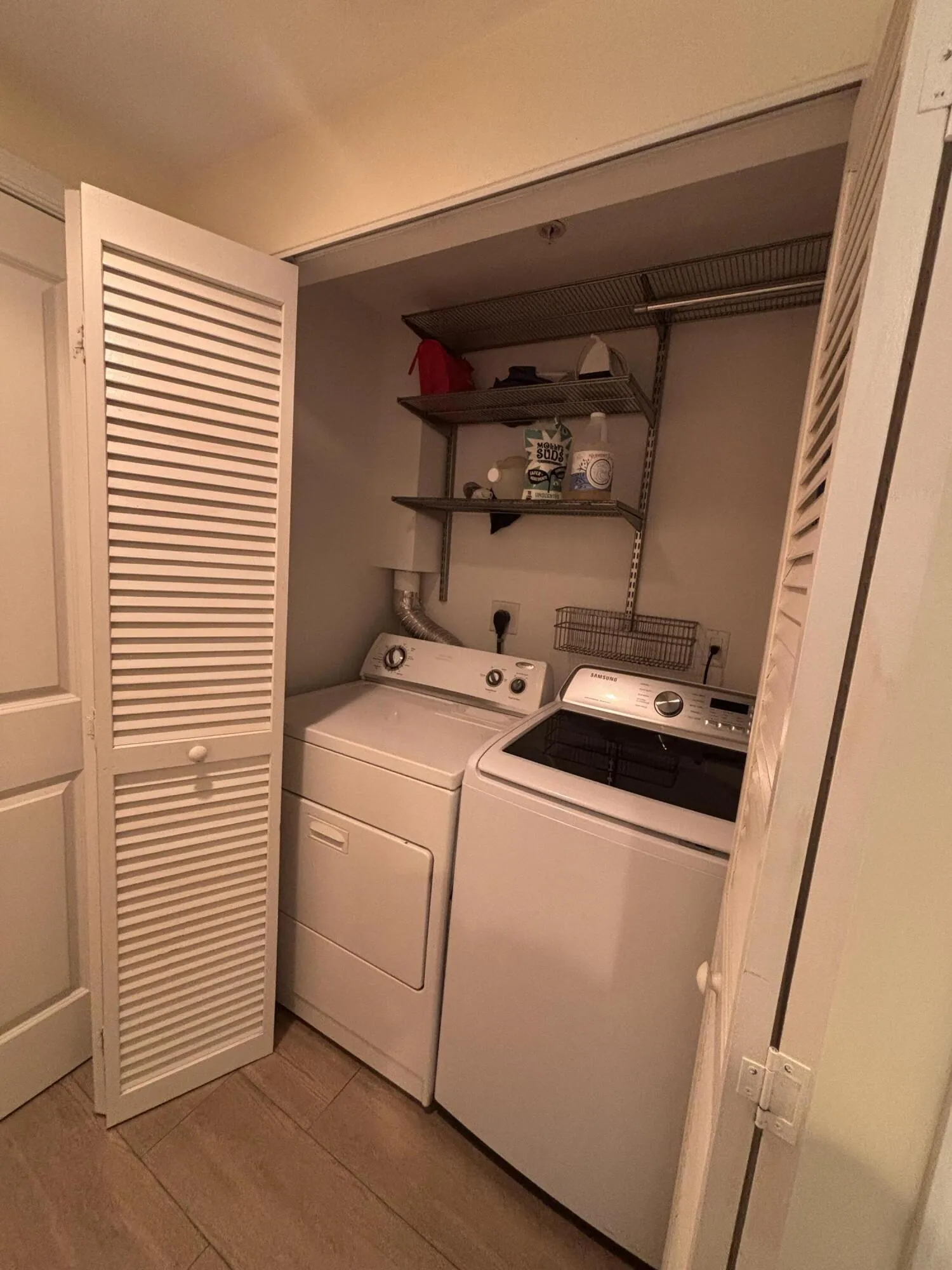 Full-size laundry inside Unit