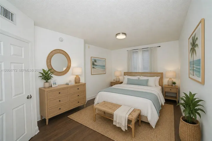 VIRTUALLY STAGED BEDROOM