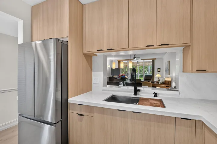 New soft-close cabinets, quartz counters, & appliances from 2024/2025.