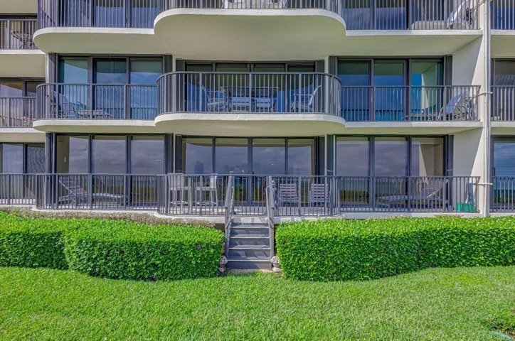 Rear Steps from Terrace