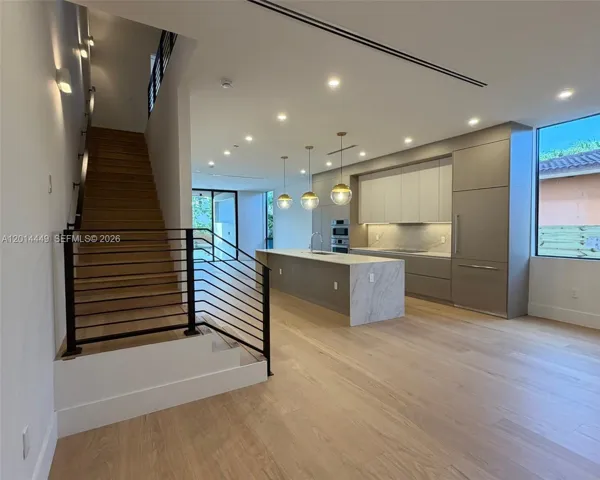 Open Concept Family, Kitchen, Living Area.