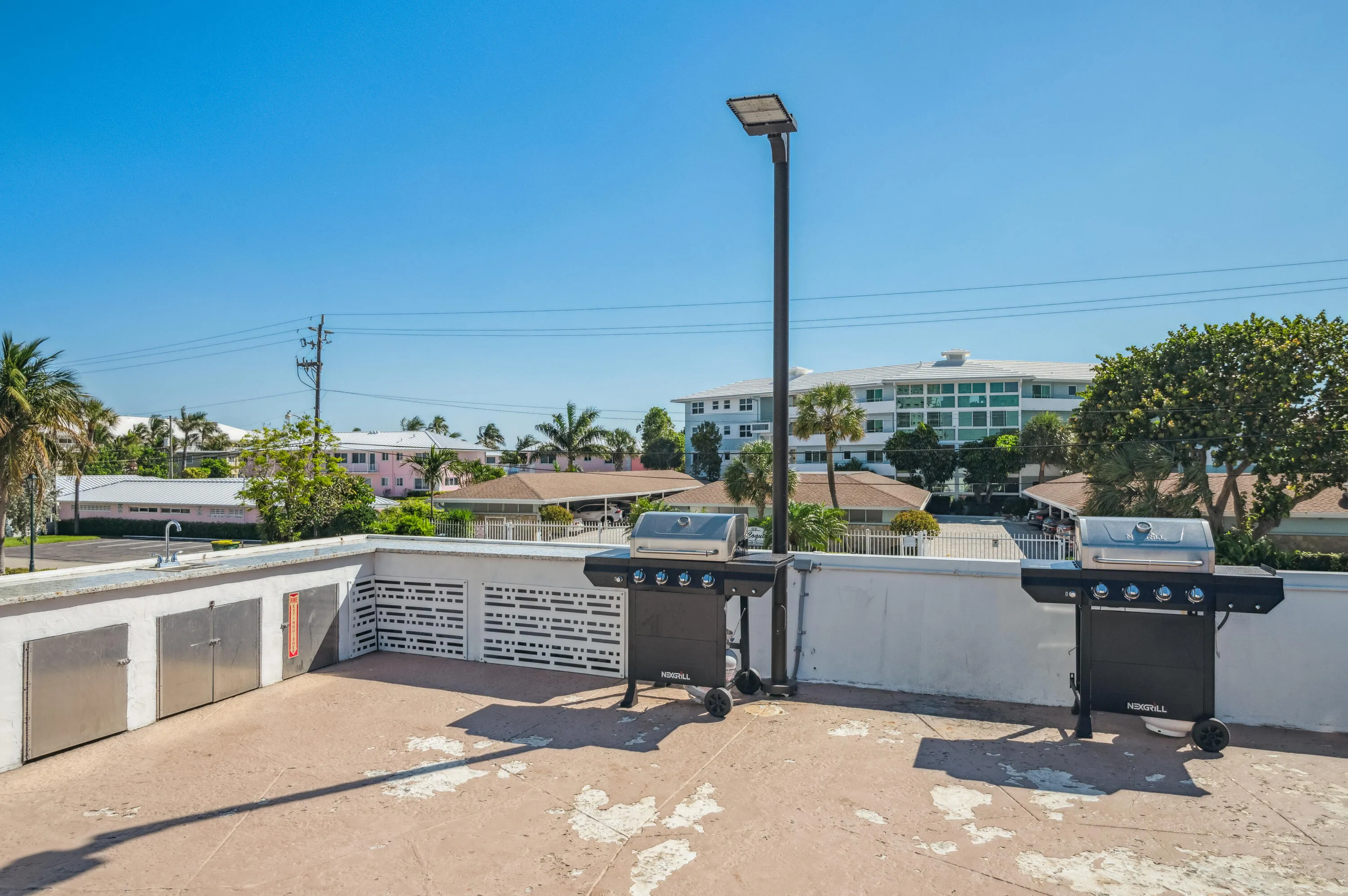 Exclusive community access to grills great for hosting or entertaining.