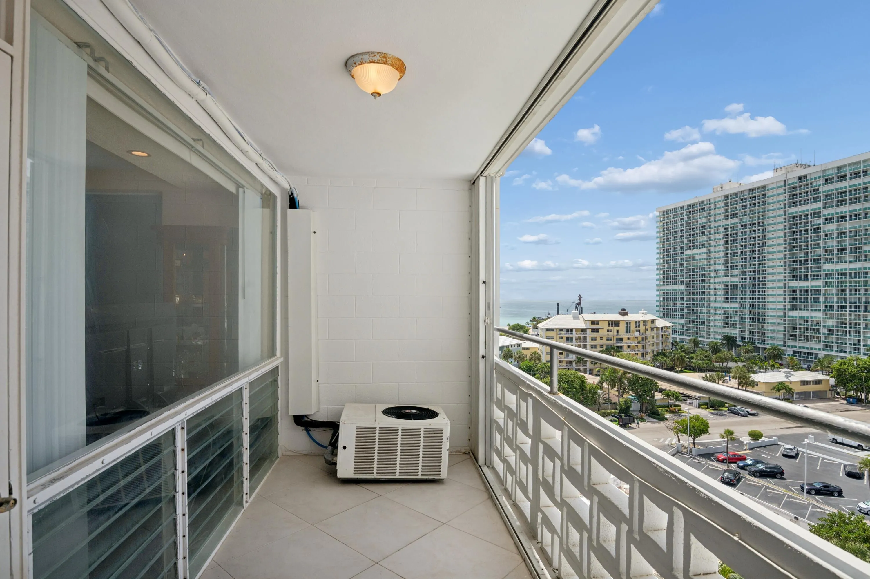 Enjoy ocean and cruise ship views from your private balcony.