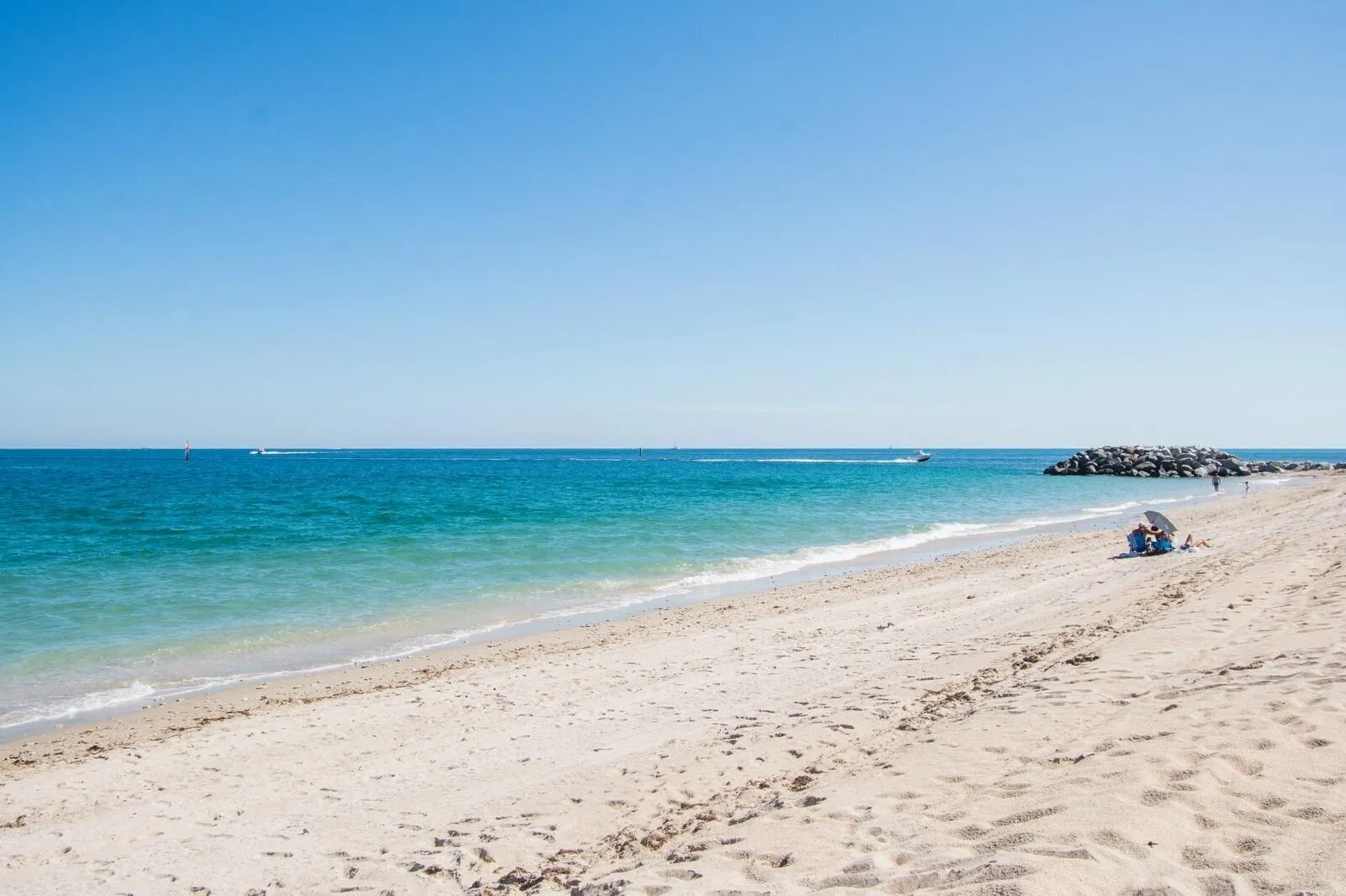 Your beach directly off of your beach access.