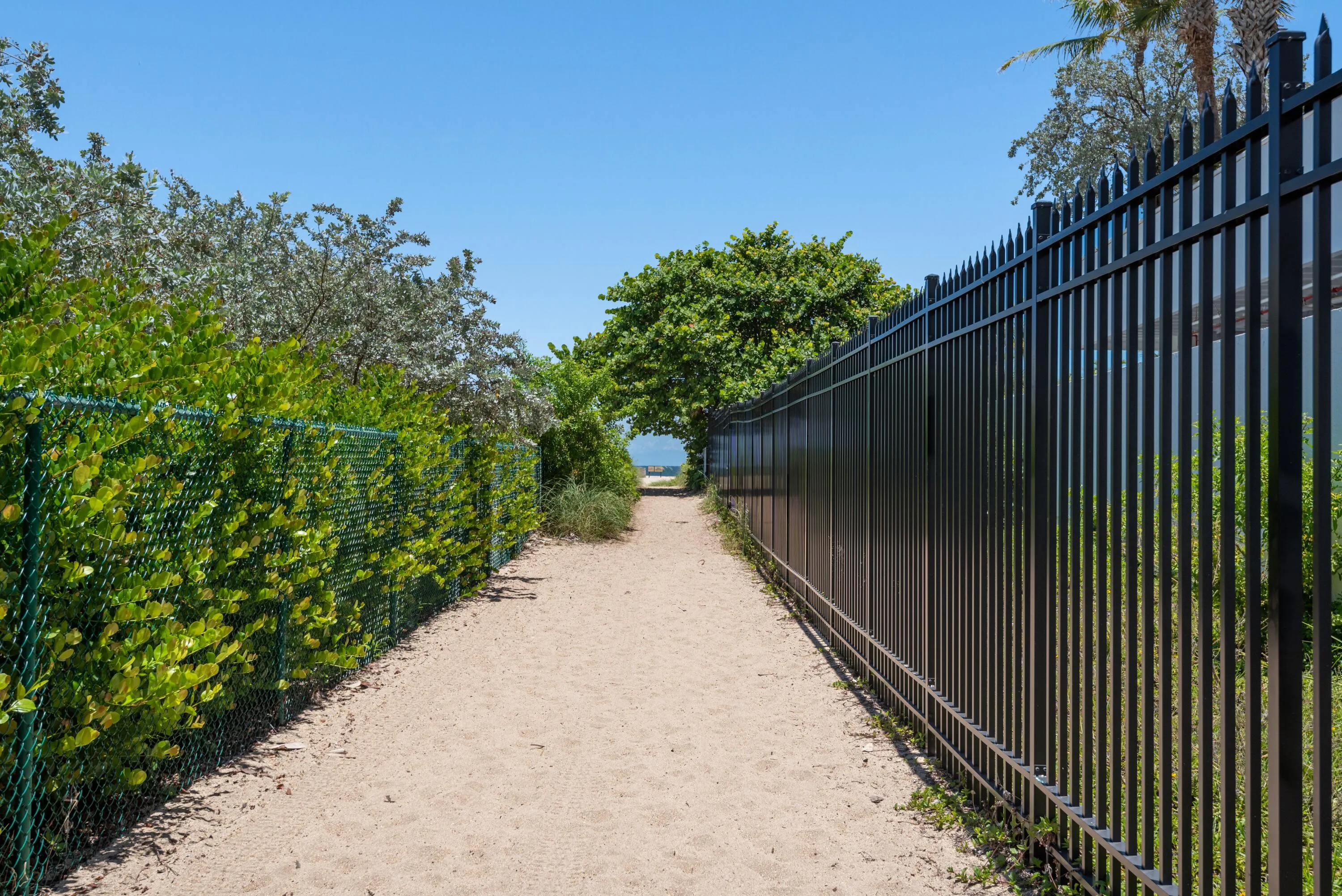 Beautifully landscaped walkway that leads to your beach access.