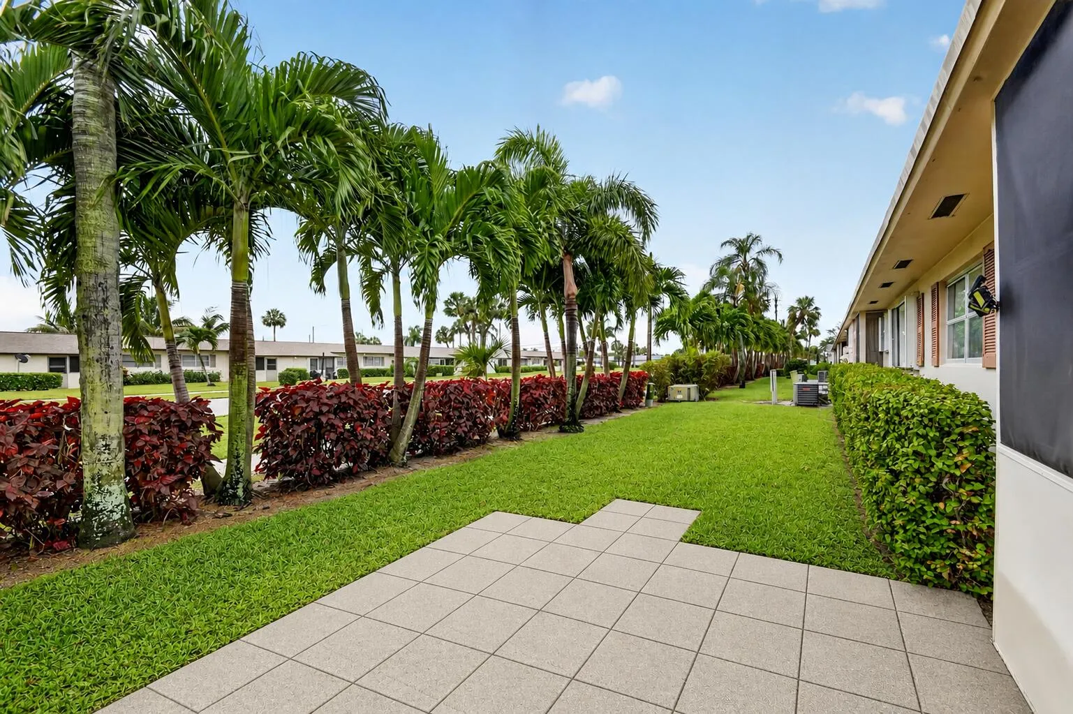 Virtually Pressure Cleaned Pavers and enhanced
