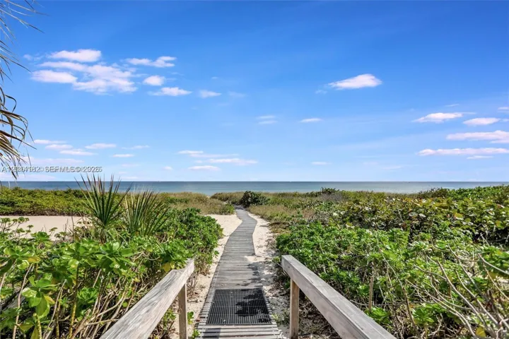 Private beach access