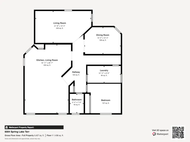 floorplan6004 Spring Lake Terr - Floor 1