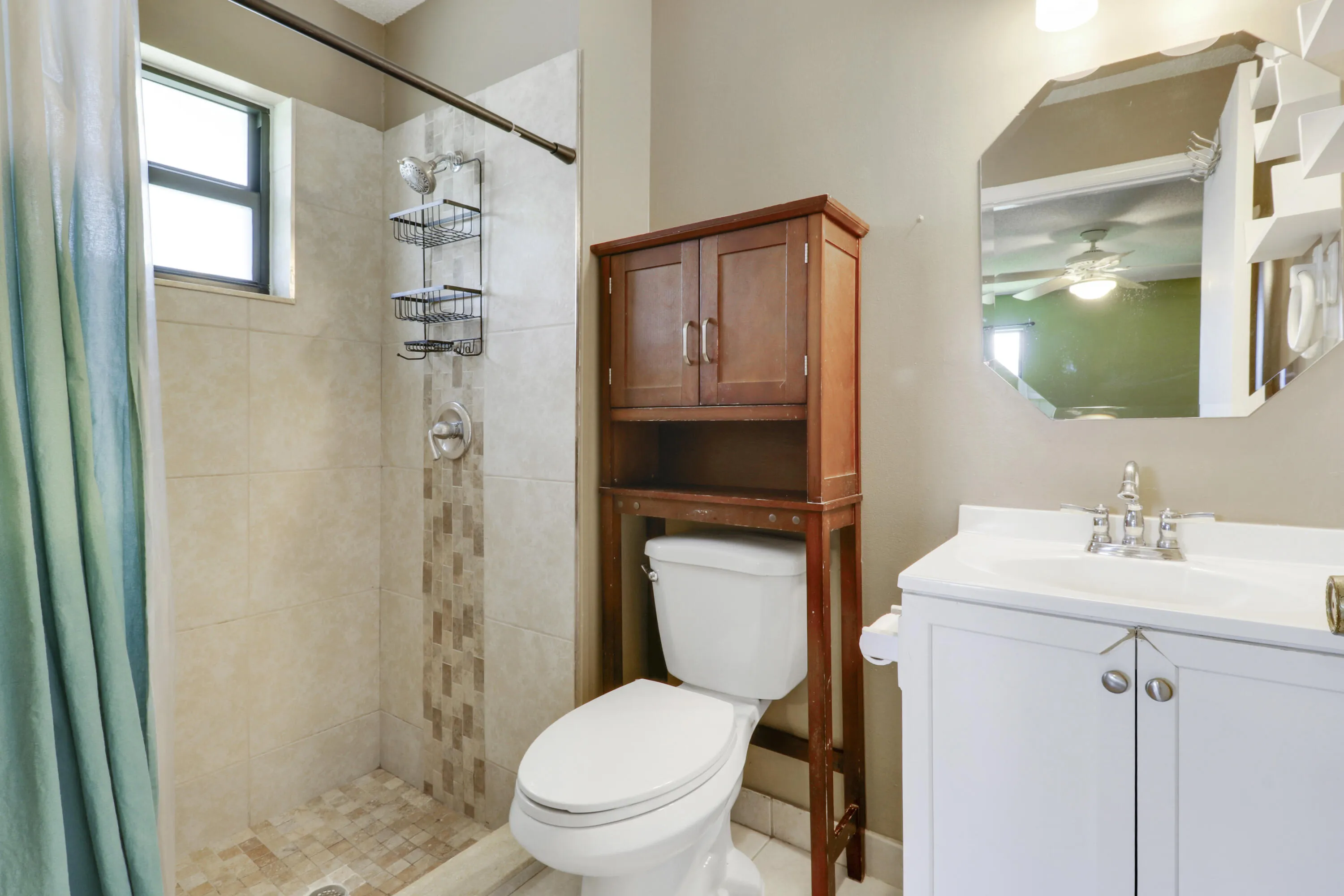 Tile Surround Shower