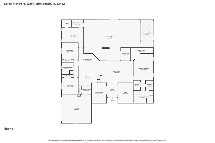 Main House Floorplan