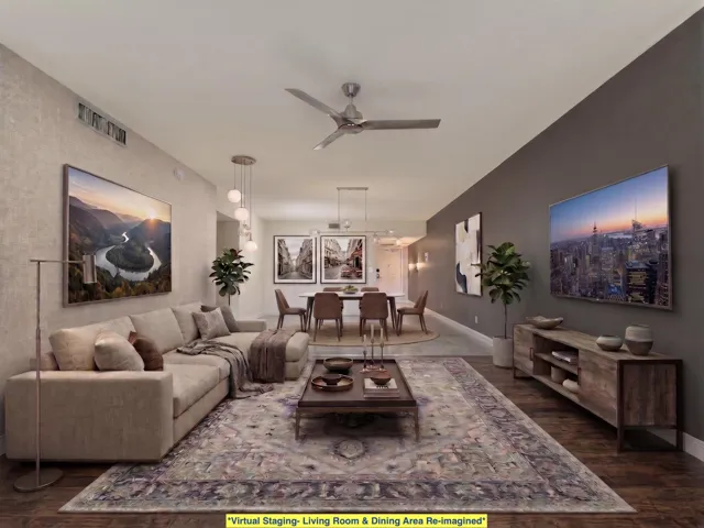 Modern Living & Dining Staging - VS