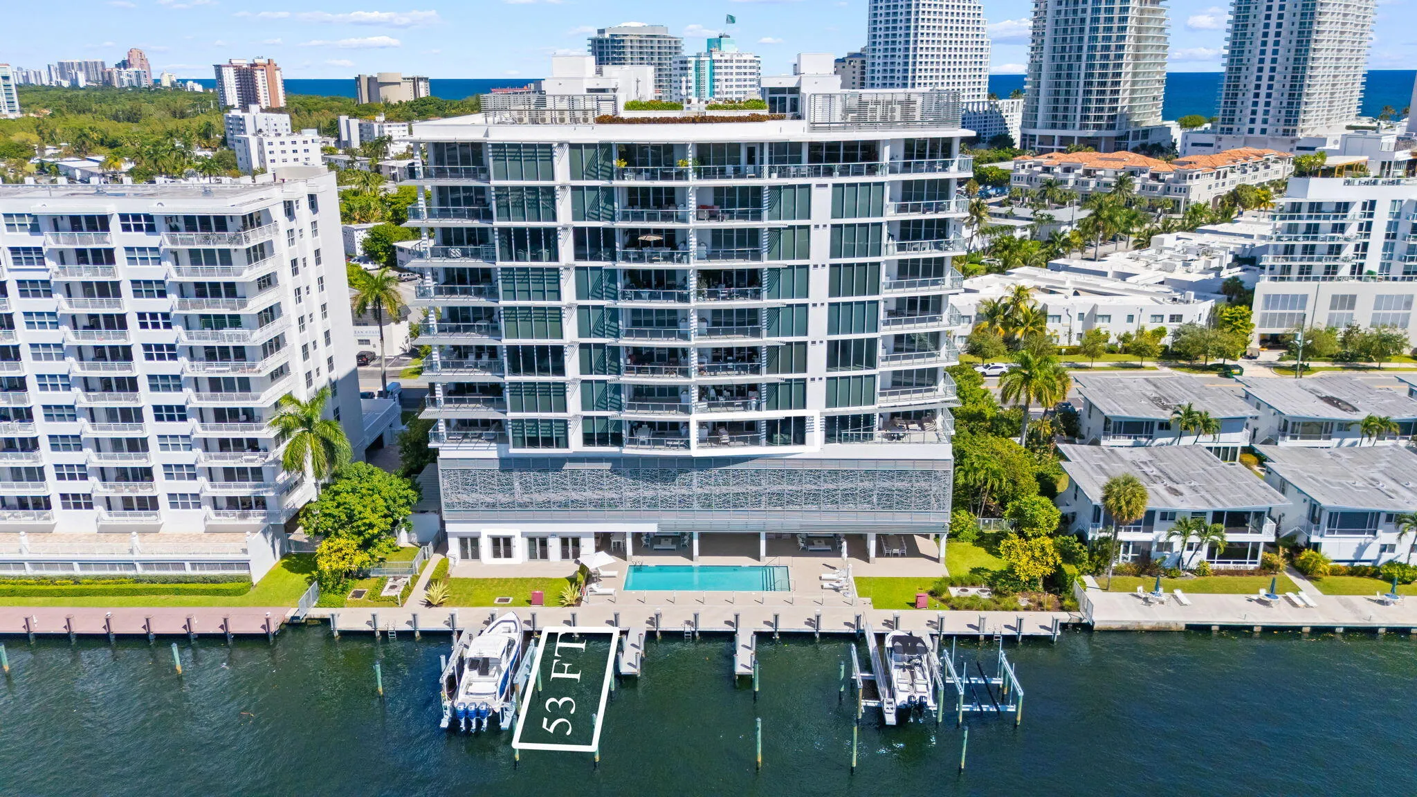 Rare offering - Private Dock to accommodate 53Ft Yacht