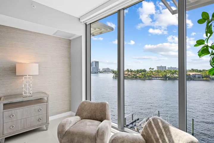 Primary suite with Intracoastal, Middle River view