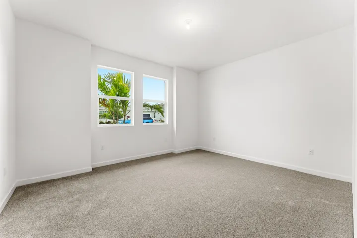 Stock photos represent builder's floorplan