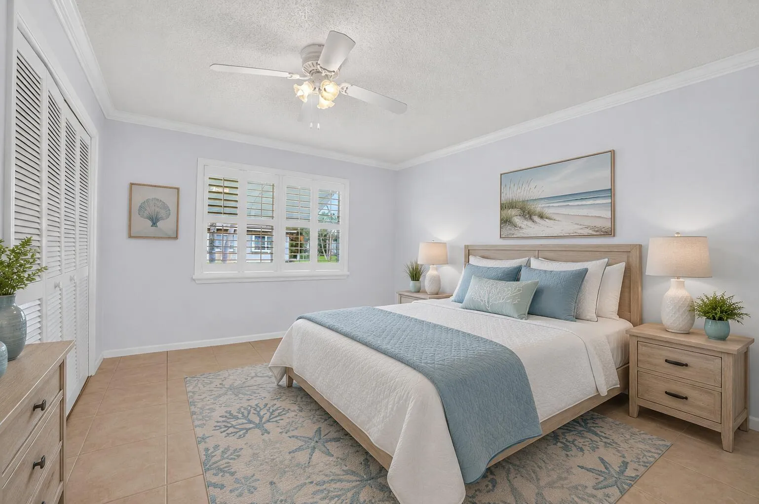 Spacious 2nd Bedroom- virtually staged