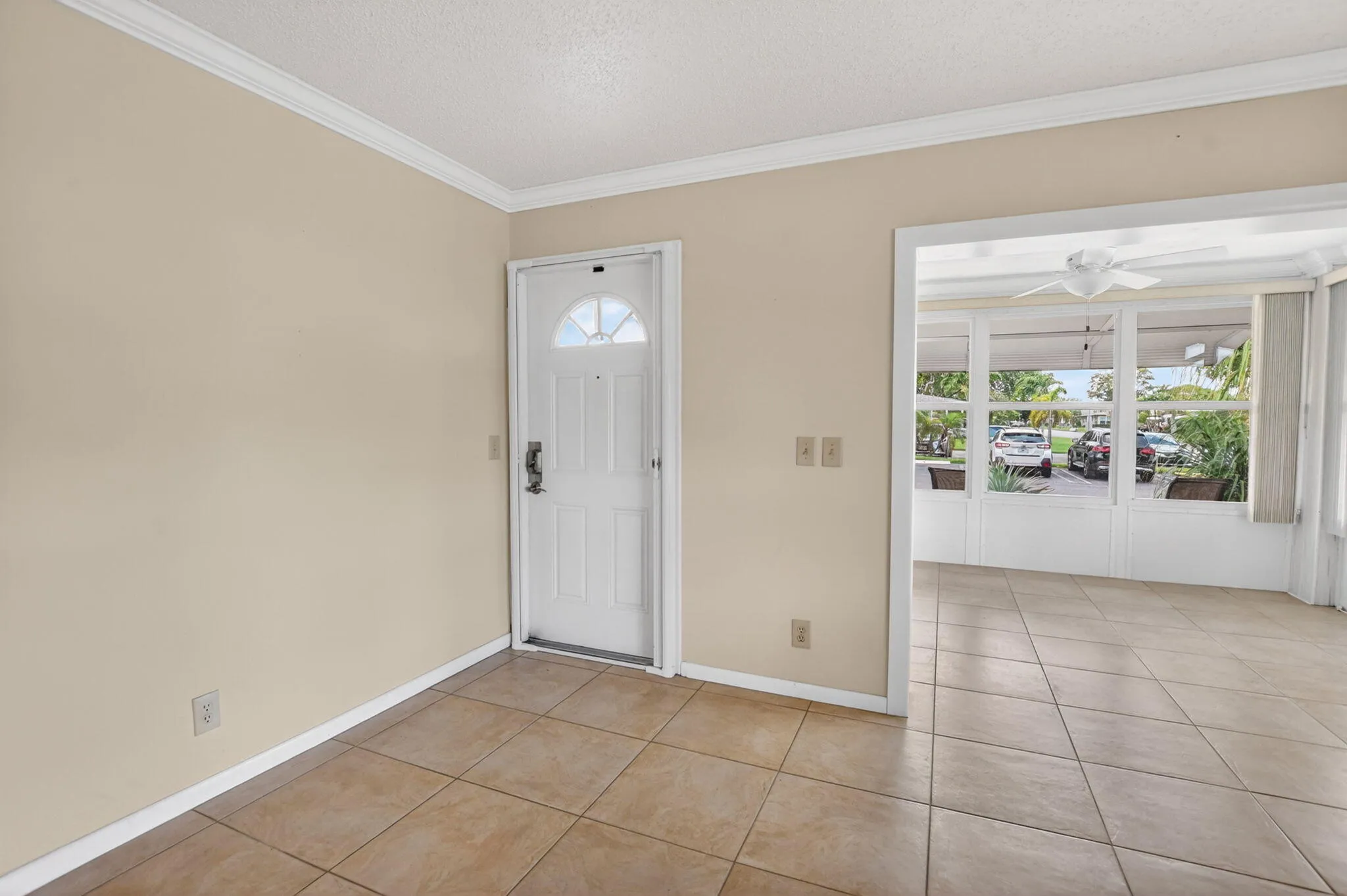 Front Entry with adjacent FL room