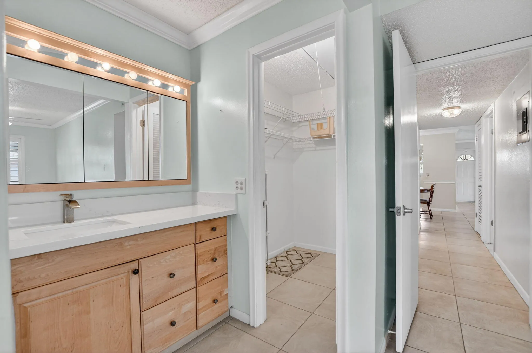 Primary ensuite bath and dressing area