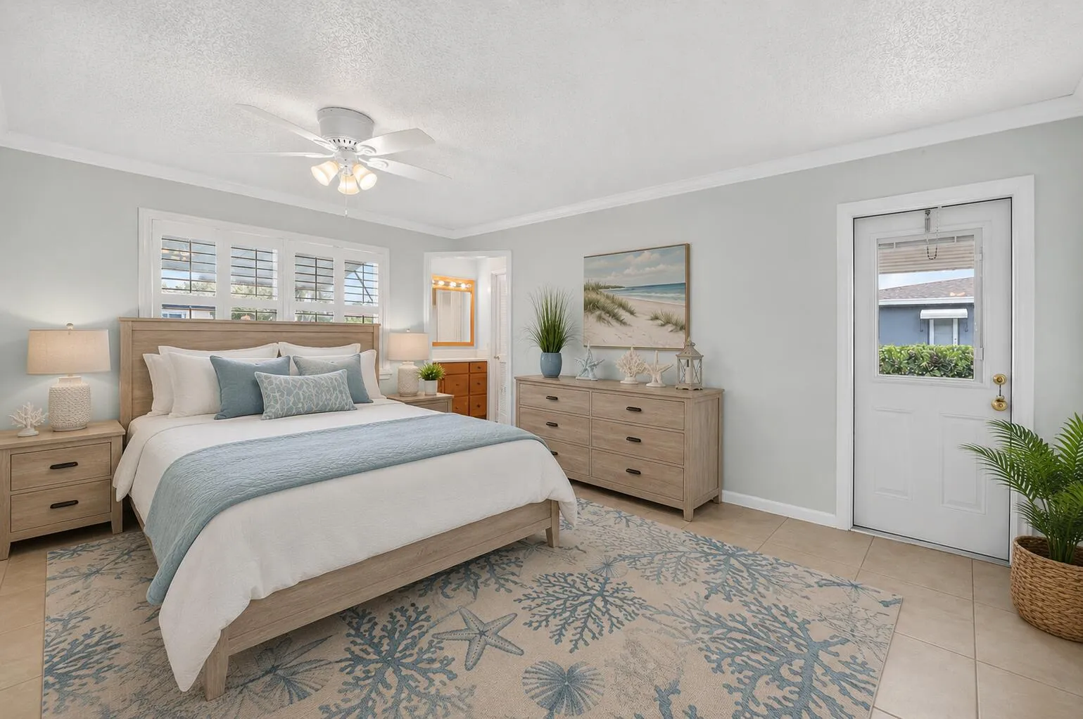 Primary ensuite -virtually staged