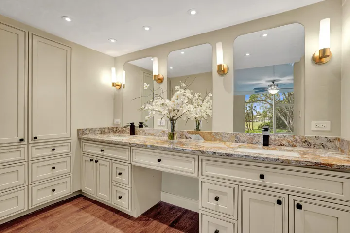 Primary suite large bathroom area.