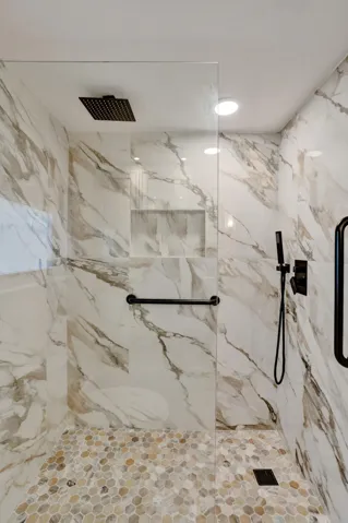 Primary suite shower.