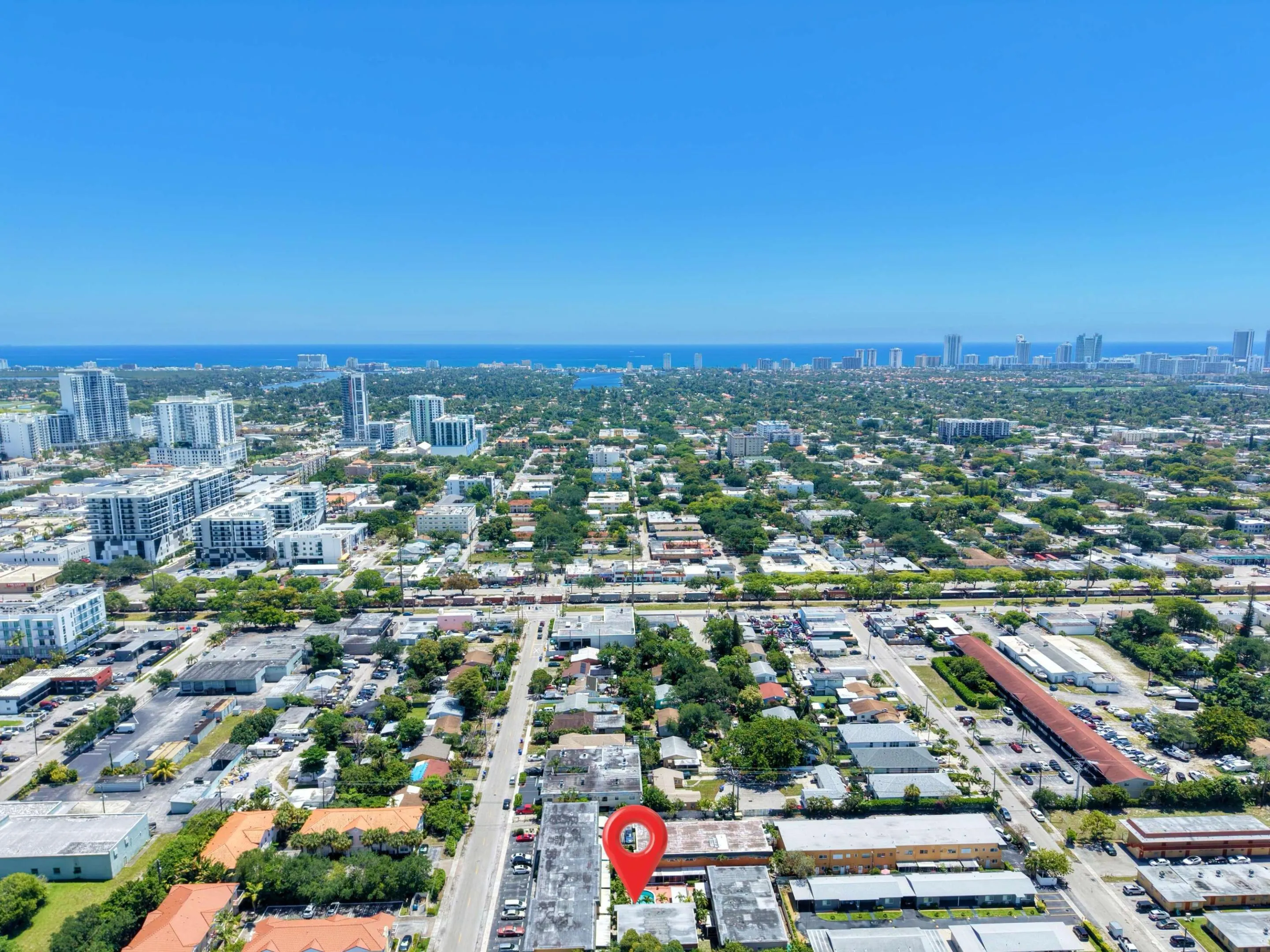 Panoramic to East - Ocean