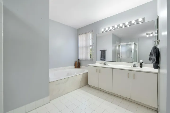 Primary Bathroom - Dual Sinks, Separate Bathtub and Shower