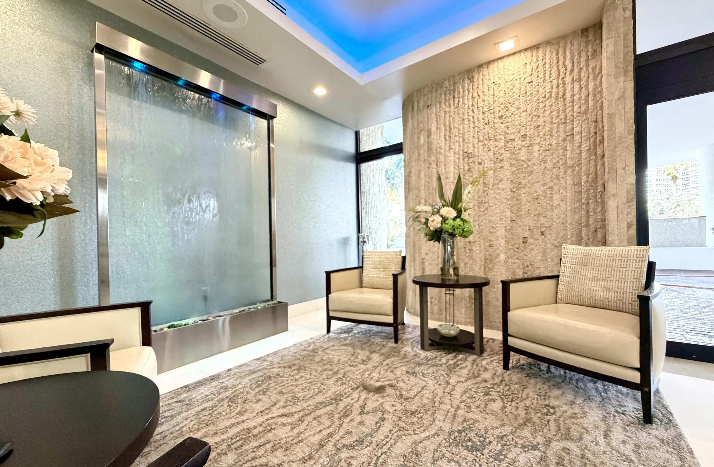 Reception area