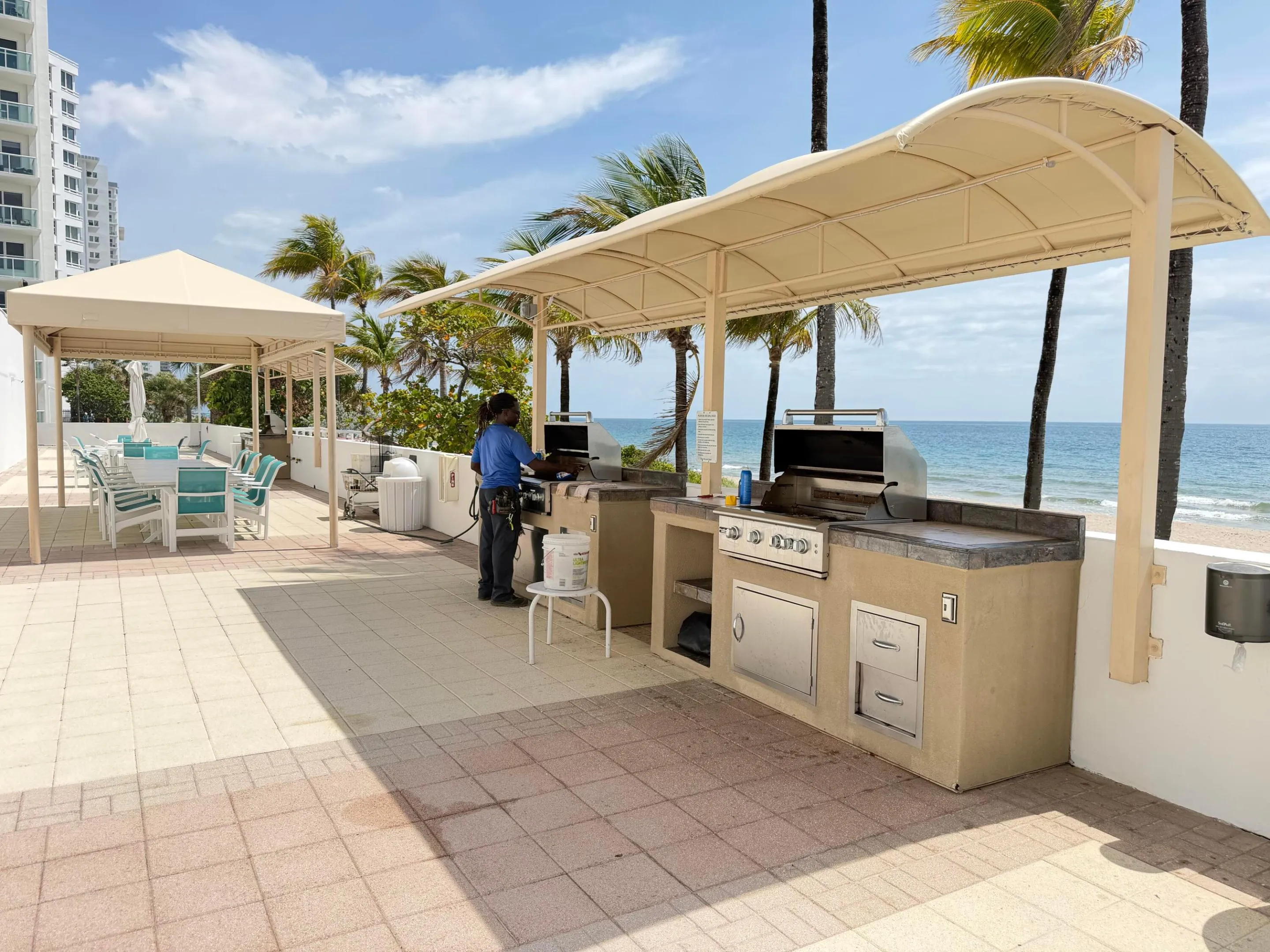 BBQ area