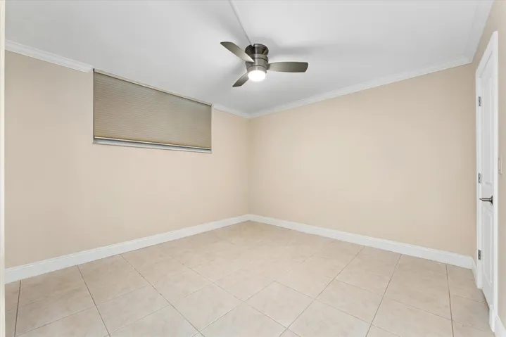 Bedroom 2: Edited to remove furniture; walk-in closet to the right.