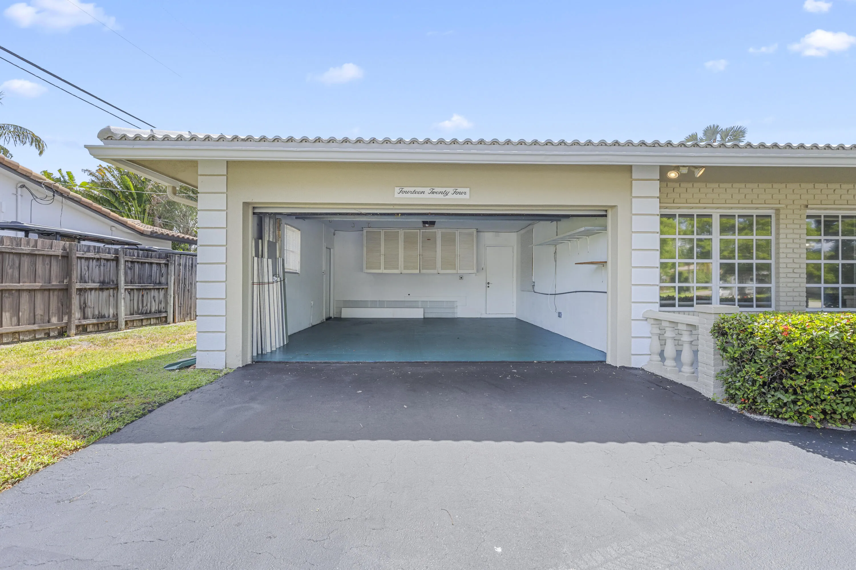 TWO CAR GARAGE