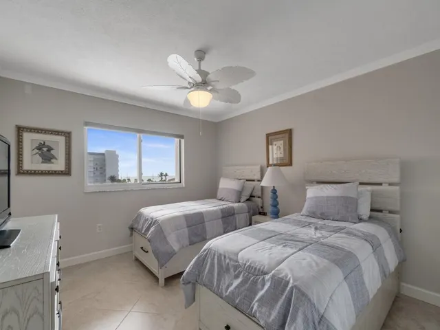 Second Bedroom features ocean views.