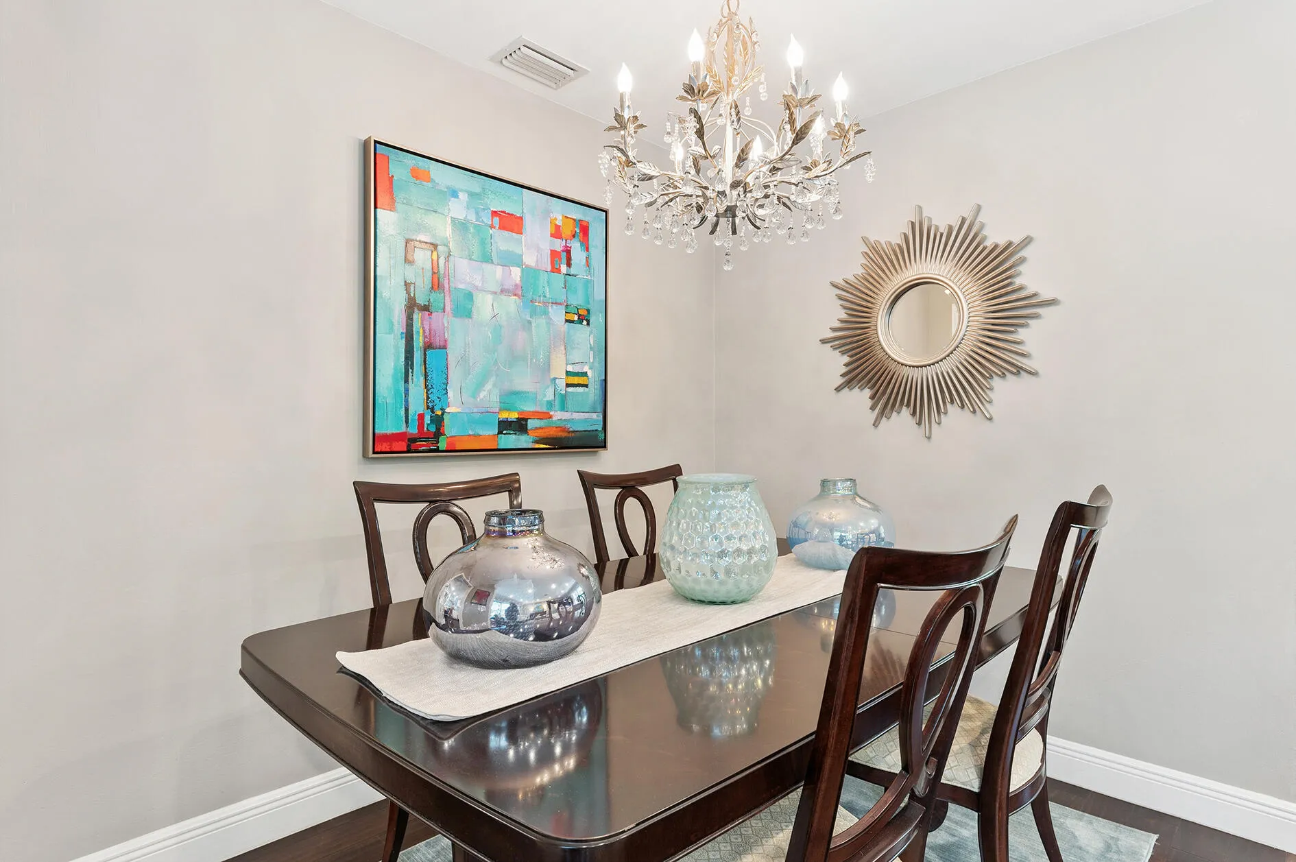 Sophisticated Dining Area