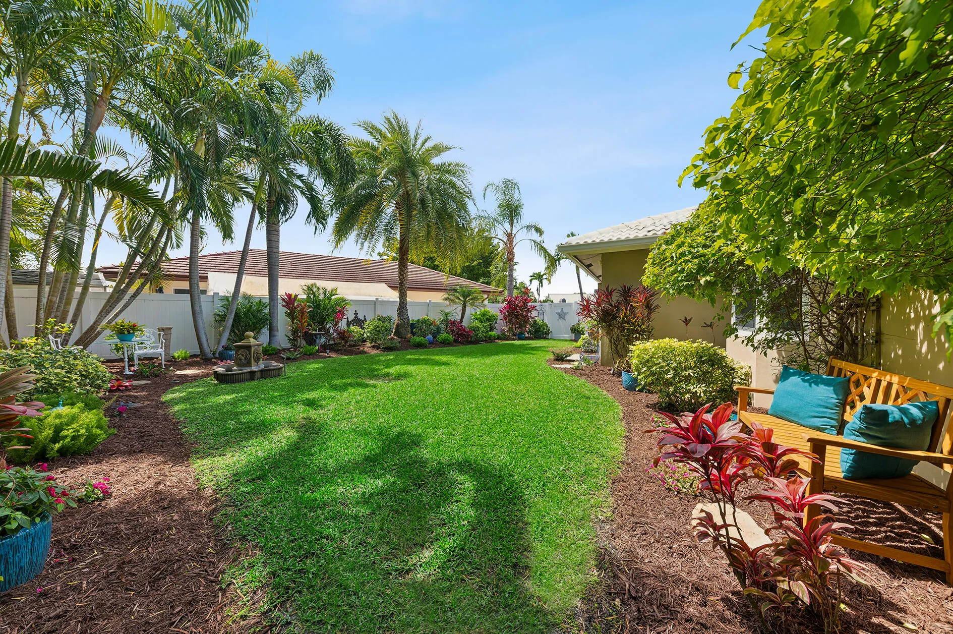 Private Landscaped Yard