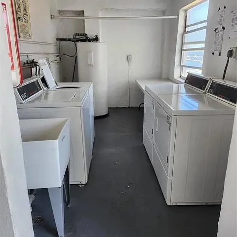 community laundry room
