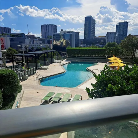 Pool view from the balcony