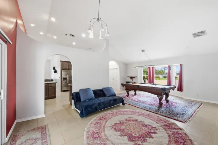 Oversized secondary living room.