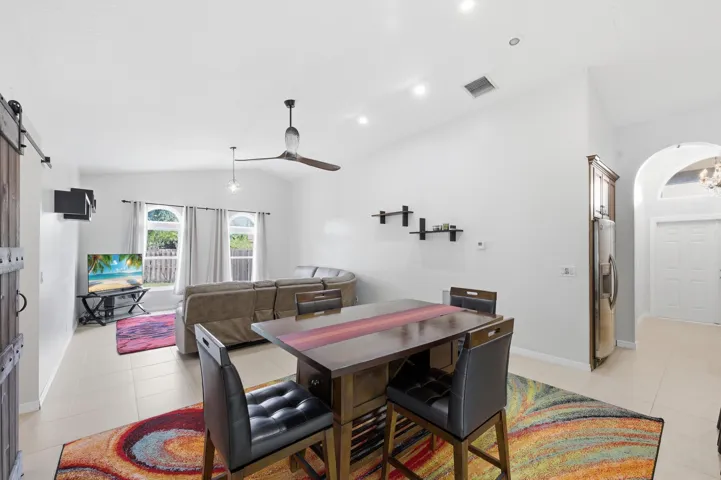 Dining Room + Living Room