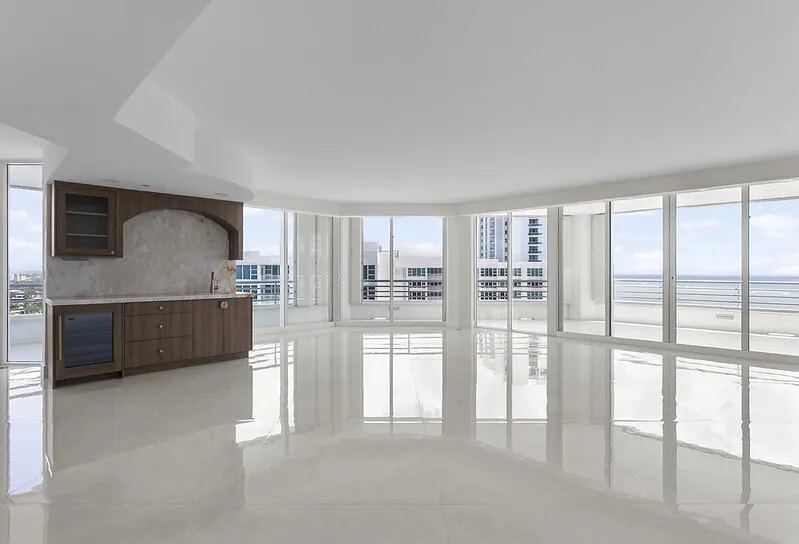 Living Room with Bar