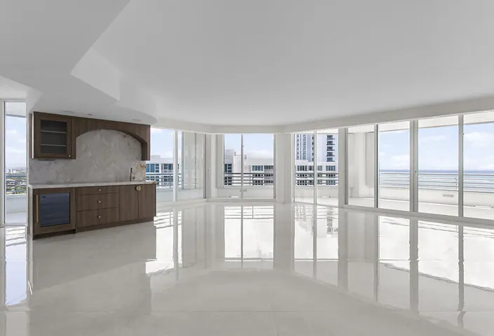 Living Room with Bar