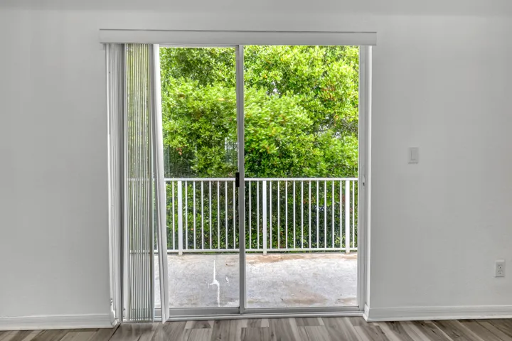 Master bedroom sliders for balcony