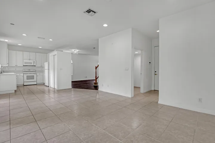Family Room and Kitchen