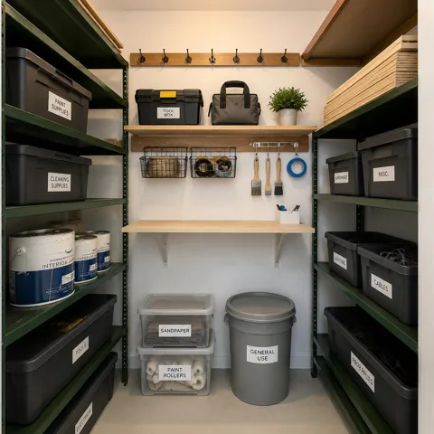 VIRTUALLY STAGE STORAGE CLOSET