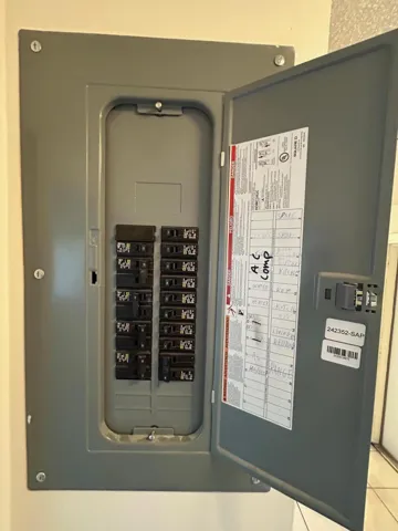 NEW ELECTRIC PANEL