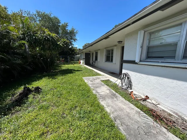 Looking toward the backyard