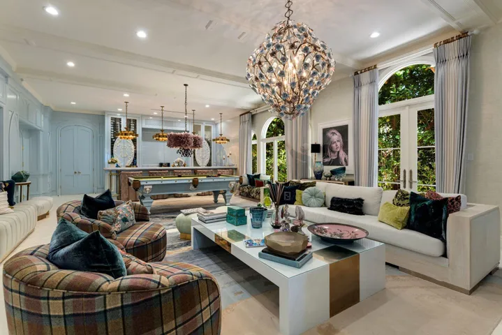 This home is filled with luxury sitting and entertainment areas.