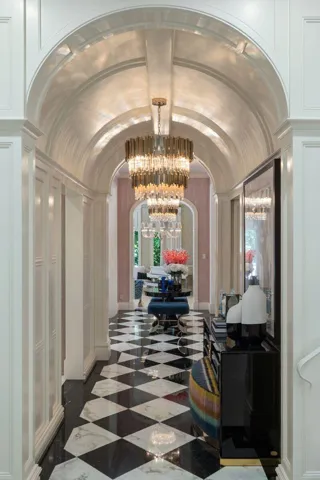 Hallway to dining room