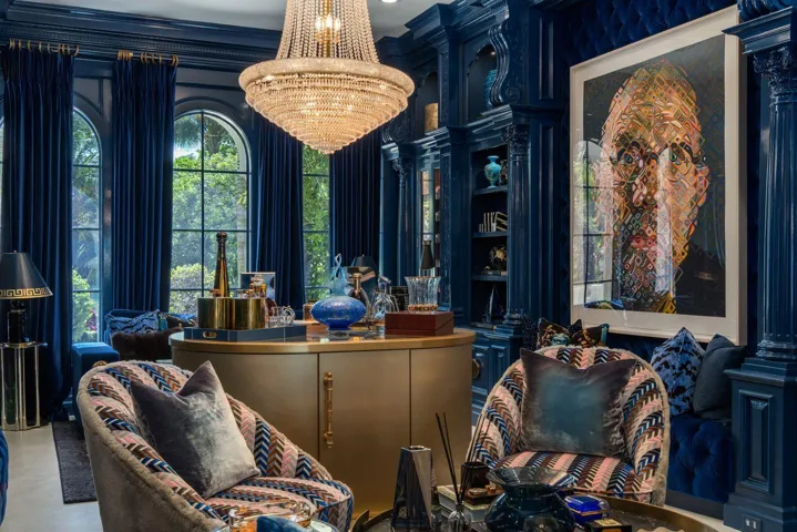 Bourbon lounge or office