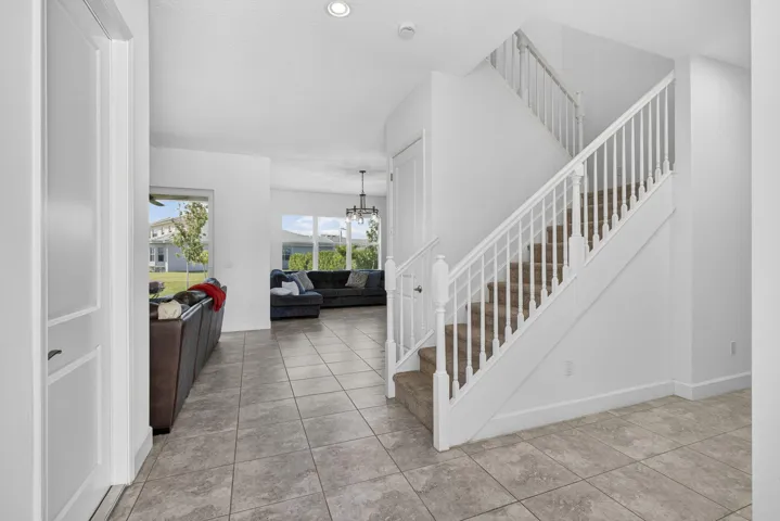 Foyer to stairs to second floor